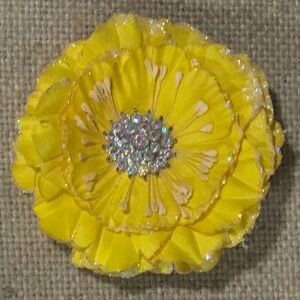 Yellow Flower Headband